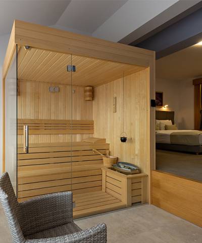 Sauna cabine