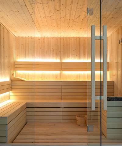 Sauna cabine