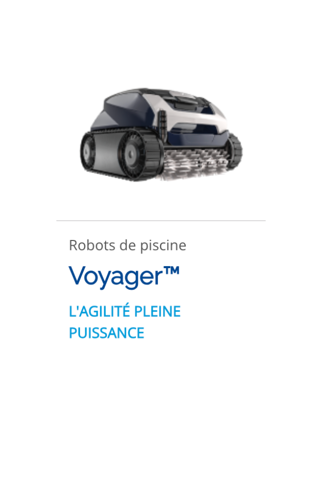 Tout piscine gamme voyager zodiac