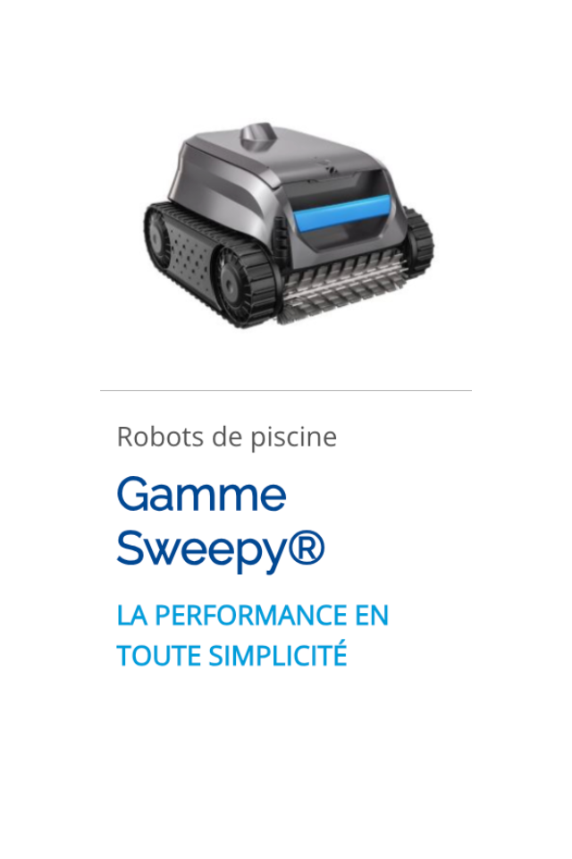 Tout piscine gamme Sweepy zodiac