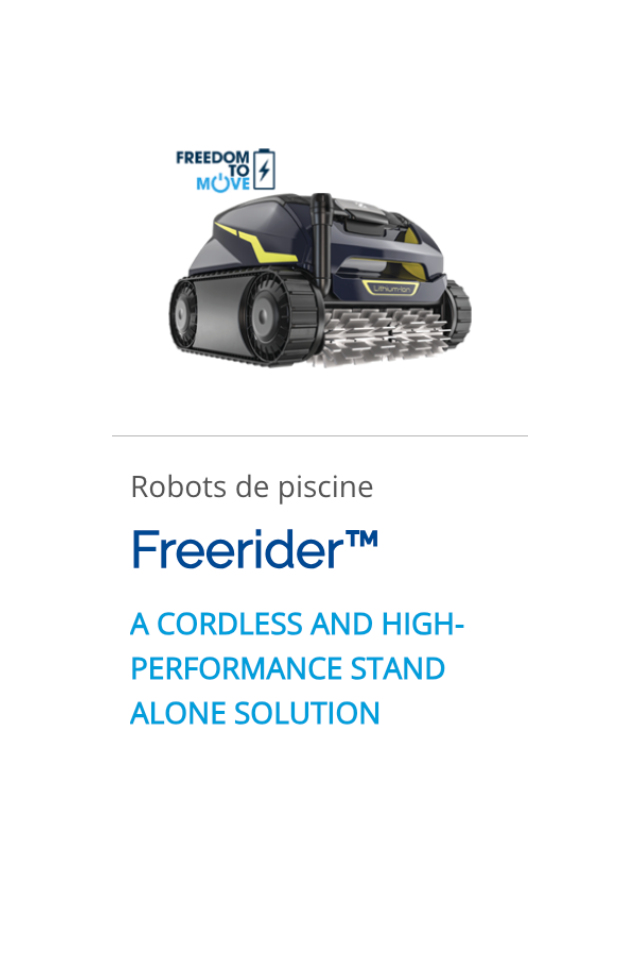 Tout piscine gamme freerider sansfil zodiac